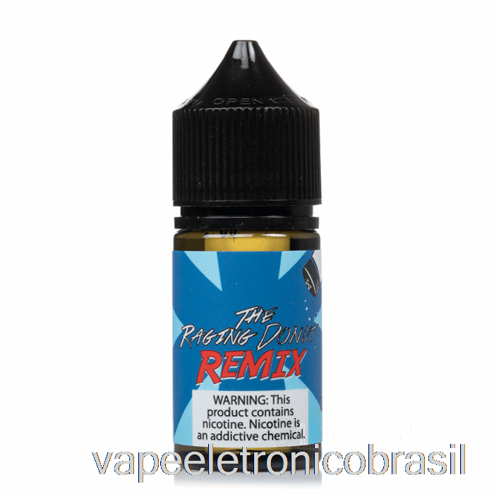 Vape Eletrônico The Raging Donut Remix - Sais De Lutador De Comida - 30ml 25mg